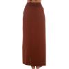 imageBack From Bali Womens Beaded Sarong Swimsuit Beach Cover Up Bathing Suit Bikini Wrap with Coconut ClipBrown