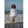 imageBack From Bali Womens Boho Embroidered Swimsuit Cover Up Loose Fit Casual Tunic Top Dress Resort WearBlack