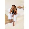 imageBack From Bali Womens Boho Wide Leg Loose Pants Cropped Rayon Summer Beach Pants Smocked Waist S4XLOlive
