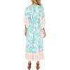 imageBack From Bali Womens Casual Boho Dress Long Maxi Flowy Dresses with Deep V Neck Summer SundressCool Turquoise