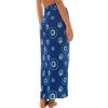 imageBack From Bali Womens Evil Eye Sarong Swimsuit Cover Up Greek Island Third Eye Pareo Wrap SkirtParos Blue