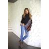 imageBack From Bali Womens Knit Sweater Cape Boho Soft T Neck Cowl Neck Poncho TasselsBrown