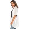 imageBack From Bali Womens Long Shrug Cotton Cardigan Sweater Open Front Short Sleeve for Dresses PantsWhite