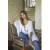imageBack From Bali Womens Long Shrug Cotton Cardigan Sweater Open Front Short Sleeve for Dresses PantsWhite