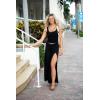 imageBack From Bali Womens Palazzo Pants Wide Leg Loose Beach Pants with Slit Boho Swimsuit Cover UpBlack