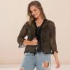 imageBack From Bali Womens Plus Size Sheer Ruffle Shrug Lightweight Bolero Cardigan Arm Cover 2X 3X 4XBlack Gold