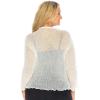 imageBack From Bali Womens Plus Size Sheer Ruffle Shrug Lightweight Bolero Cardigan Arm Cover 2X 3X 4XCreamOffwhite