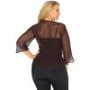 imageBack From Bali Womens Plus Size Shrug Bolero Sheer Cardigan Arm Cover 2X 3X 4X LightweightBrown