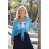 imageBack From Bali Womens Plus Size Shrug Bolero Sheer Cardigan Arm Cover 2X 3X 4X LightweightMauve