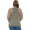 imageBack From Bali Womens Plus Size Shrug Bolero Sheer Cardigan Arm Cover 2X 3X 4X LightweightOlive