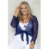 imageBack From Bali Womens Plus Size Shrug Bolero Sheer Cardigan Arm Cover 2X 3X 4X LightweightOlive