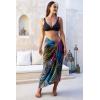 imageBack From Bali Womens Print Sarong Swimsuit Beach Cover Up Wrap Skirt PareoBamboo Pink