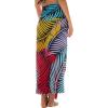imageBack From Bali Womens Print Sarong Swimsuit Beach Cover Up Wrap Skirt PareoBamboo Red