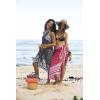 imageBack From Bali Womens Print Sarong Swimsuit Beach Cover Up Wrap Skirt PareoBlack