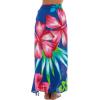 imageBack From Bali Womens Print Sarong Swimsuit Beach Cover Up Wrap Skirt PareoBurst Blue