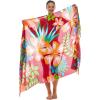 imageBack From Bali Womens Print Sarong Swimsuit Beach Cover Up Wrap Skirt PareoBurst Red