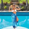 imageBack From Bali Womens Print Sarong Swimsuit Beach Cover Up Wrap Skirt PareoOcean Pink