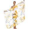 imageBack From Bali Womens Print Sarong Swimsuit Beach Cover Up Wrap Skirt PareoYellow Blossom