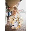 imageBack From Bali Womens Print Sarong Swimsuit Beach Cover Up Wrap Skirt PareoYellow Blossom