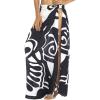 imageBack From Bali Womens Sarong Wrap Beach Swimsuit Cover Up  Butterfly with Coconut ClipBlack
