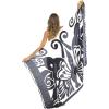 imageBack From Bali Womens Sarong Wrap Beach Swimsuit Cover Up  Butterfly with Coconut ClipBlack