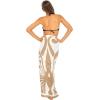 imageBack From Bali Womens Sarong Wrap Beach Swimsuit Cover Up  Butterfly with Coconut ClipMocca