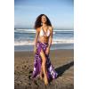 imageBack From Bali Womens Sarong Wrap Beach Swimsuit Cover Up  Butterfly with Coconut ClipTosca Green