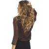imageBack From Bali Womens Sheer Shrug Cardigan Lightweight KnitBrown