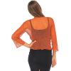 imageBack From Bali Womens Sheer Shrug Cardigan Lightweight KnitBurnt Orange