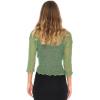 imageBack From Bali Womens Sheer Shrug Cardigan Lightweight KnitGreen