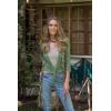 imageBack From Bali Womens Sheer Shrug Cardigan Lightweight KnitGreen