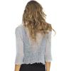 imageBack From Bali Womens Sheer Shrug Cardigan Lightweight KnitGrey Blue