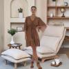 imageBack From Bali Womens Short Sundress Flowy Boho Beach Dress with Beaded Deep V Neck Casual Sexy Summer Party DressCoco