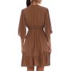 imageBack From Bali Womens Short Sundress Flowy Boho Beach Dress with Beaded Deep V Neck Casual Sexy Summer Party DressCoco
