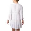 imageBack From Bali Womens Summer Dress Boho Loose Flowy Tunic Top Casual Short Cute Embroidered Beach Shift DressWhite Eyelet