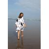 imageBack From Bali Womens Swimwear Cover Up Floral Beach Dress for Bikini Swimsuit with SequinsGrey