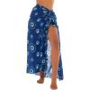 imageBack From Bali Womens Evil Eye Sarong Swimsuit Cover Up Greek Island Third Eye Pareo Wrap SkirtParos Blue