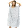 imageBack From Bali Womens Loose Maxi Long Beach Dress Cover Up Caftan FloralGrey