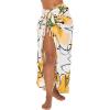 imageBack From Bali Womens Print Sarong Swimsuit Beach Cover Up Wrap Skirt PareoYellow Blossom