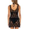 imageBack From Bali Womens 100 Cotton Crochet Artisan Knit Swimsuit Cover Up Sleeveless Bathing Suit Beach DressBlack