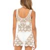 imageBack From Bali Womens 100 Cotton Crochet Artisan Knit Swimsuit Cover Up Sleeveless Bathing Suit Beach DressNatural Cream