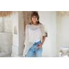 imageBack From Bali Womens 100 Cotton Knit Poncho Sweater Lightweight Artisan Summer Shrug ShawlBlack