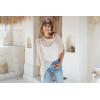imageBack From Bali Womens 100 Cotton Knit Poncho Sweater Lightweight Artisan Summer Shrug ShawlLatte Brown