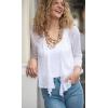 imageBack From Bali Womens 100 Cotton Shrug Tie Front Cardigan Lightweight Soft Knit 34 Sleeve Open Front SweaterPink