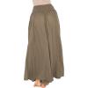 imageBack From Bali Womens Boho Wide Leg Palazzo Pants Smocked Waist Harem Lounge Loose Summer Beach PantsOlive