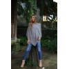 imageBack From Bali Womens Cable Knit Poncho Sweater Cape Boho Soft CasualChestnut