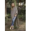 imageBack From Bali Womens Cable Knit Poncho Sweater Cape Boho Soft CasualGrey
