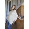 imageBack From Bali Womens Cable Knit Poncho Sweater Cape Boho Soft CasualNatural