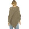 imageBack From Bali Womens Cable Knit Poncho Sweater Cape Boho Soft CasualOlive
