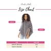 imageBack From Bali Womens Colorful Knit Poncho Sweater Cape Soft Striped Boho Tunic ShawlMulticolored